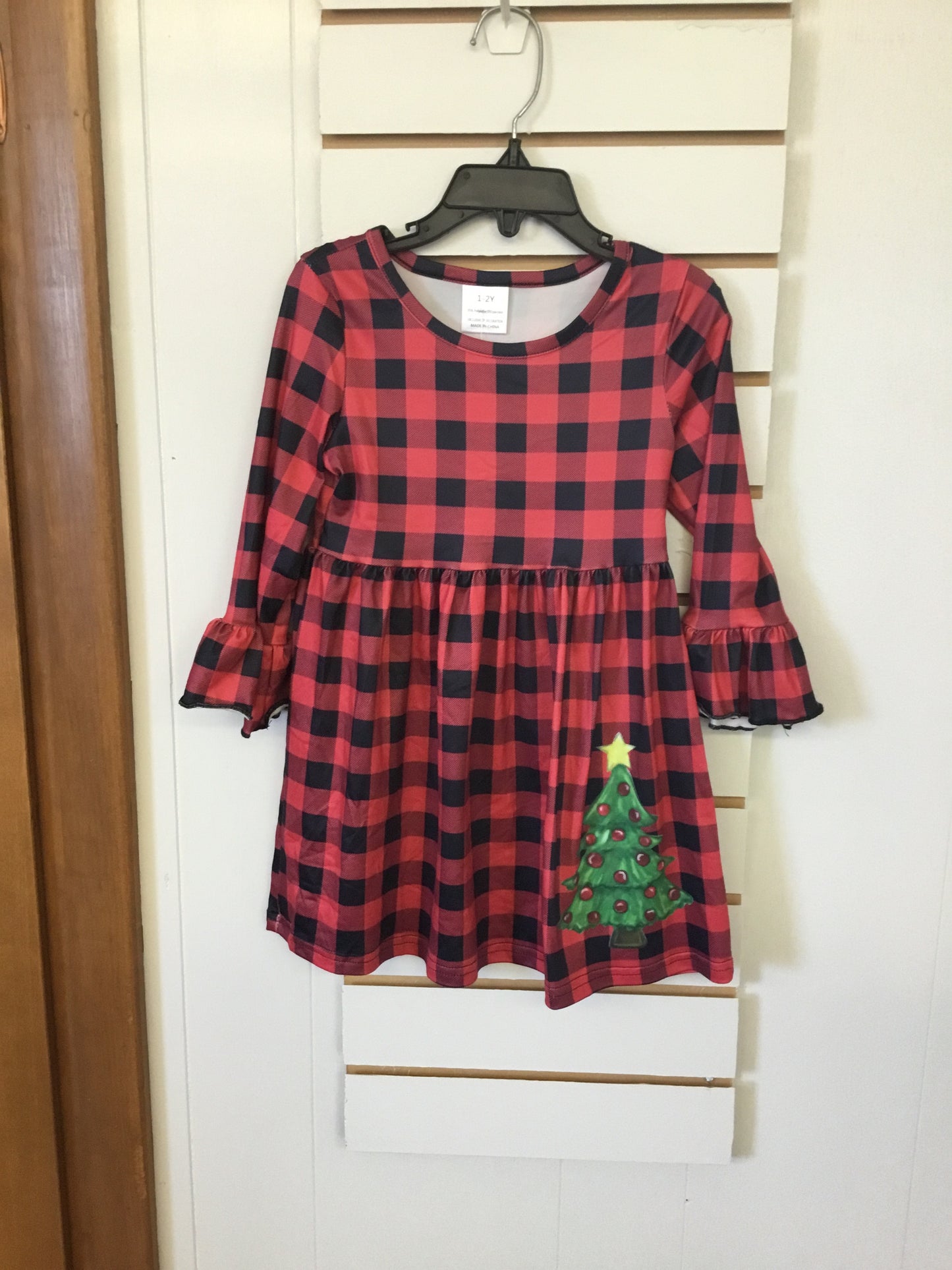 Plaid Christmas dress