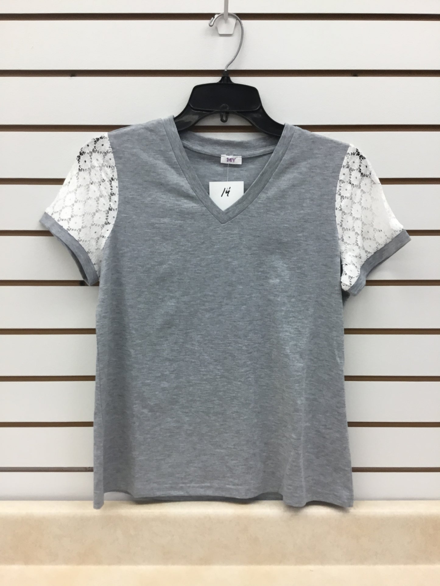 Gray shirt