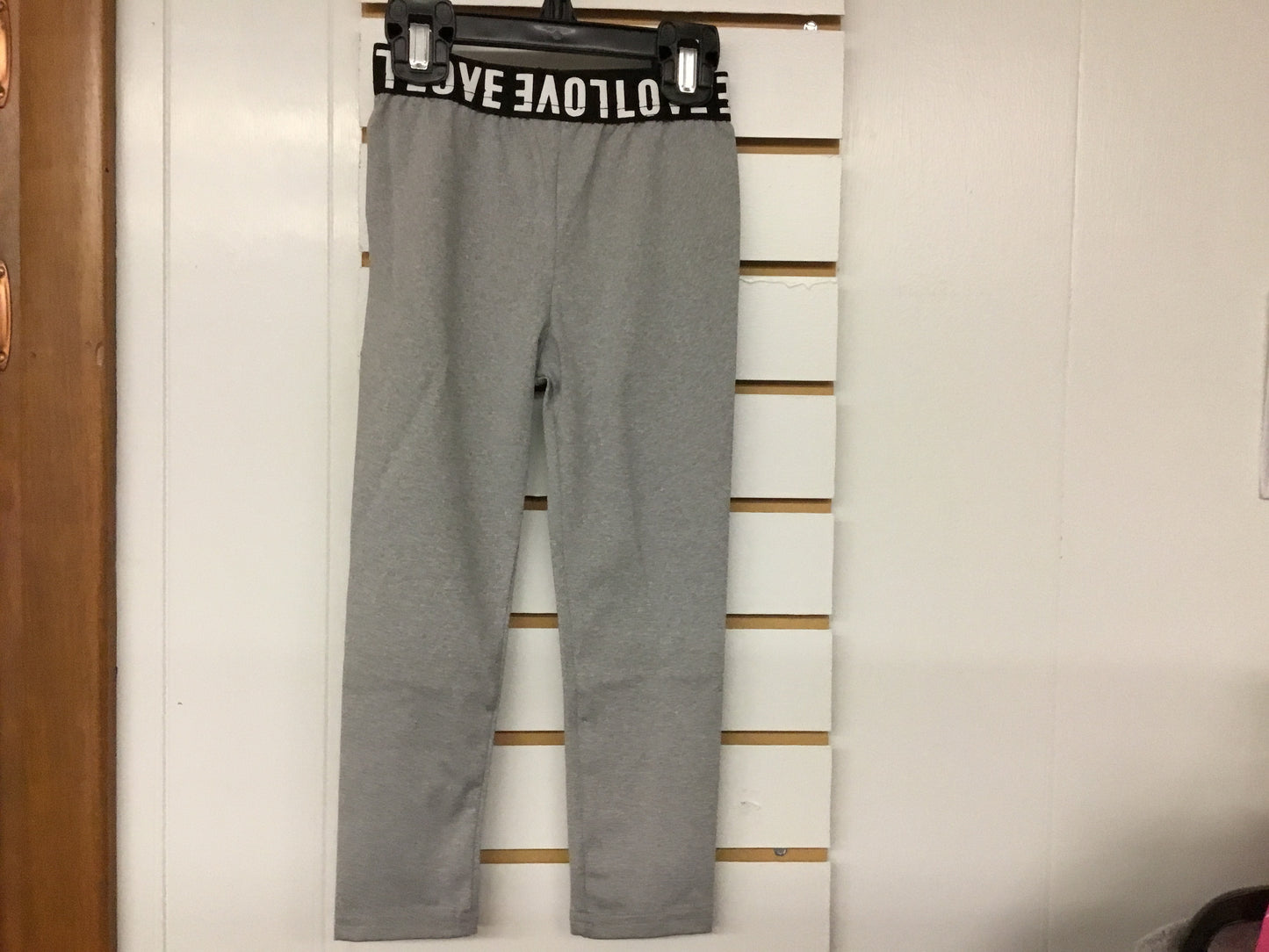 Letter Print Elasticized Leggings