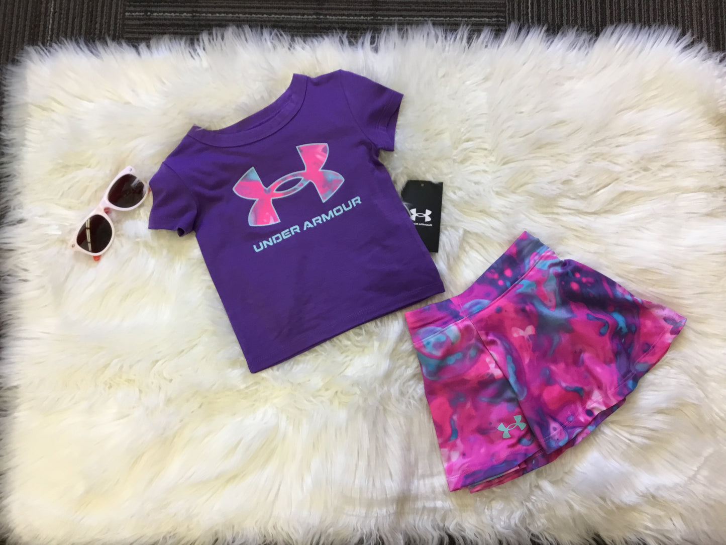 Under Armour Purple/Pink Skort Outfit