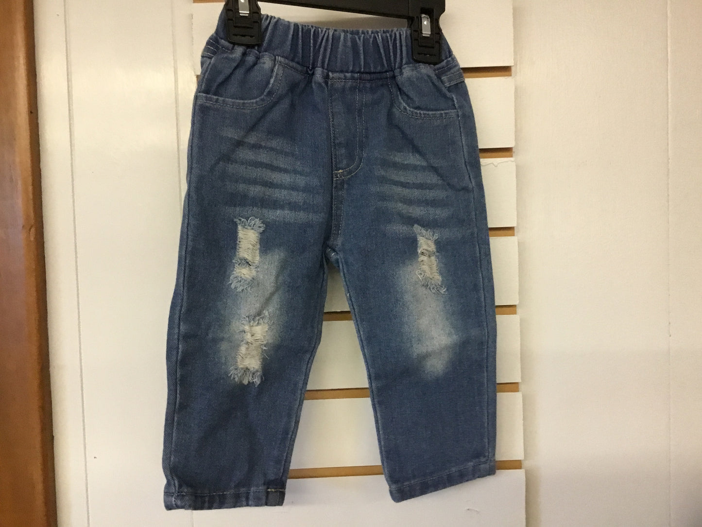 Frayed jeans