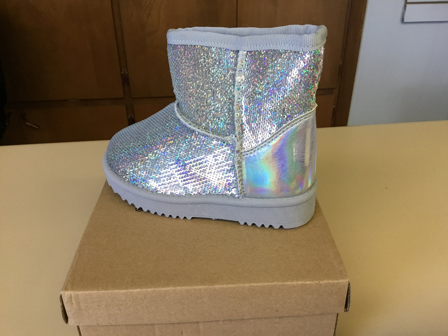 Annie Silver Sparkle Boots