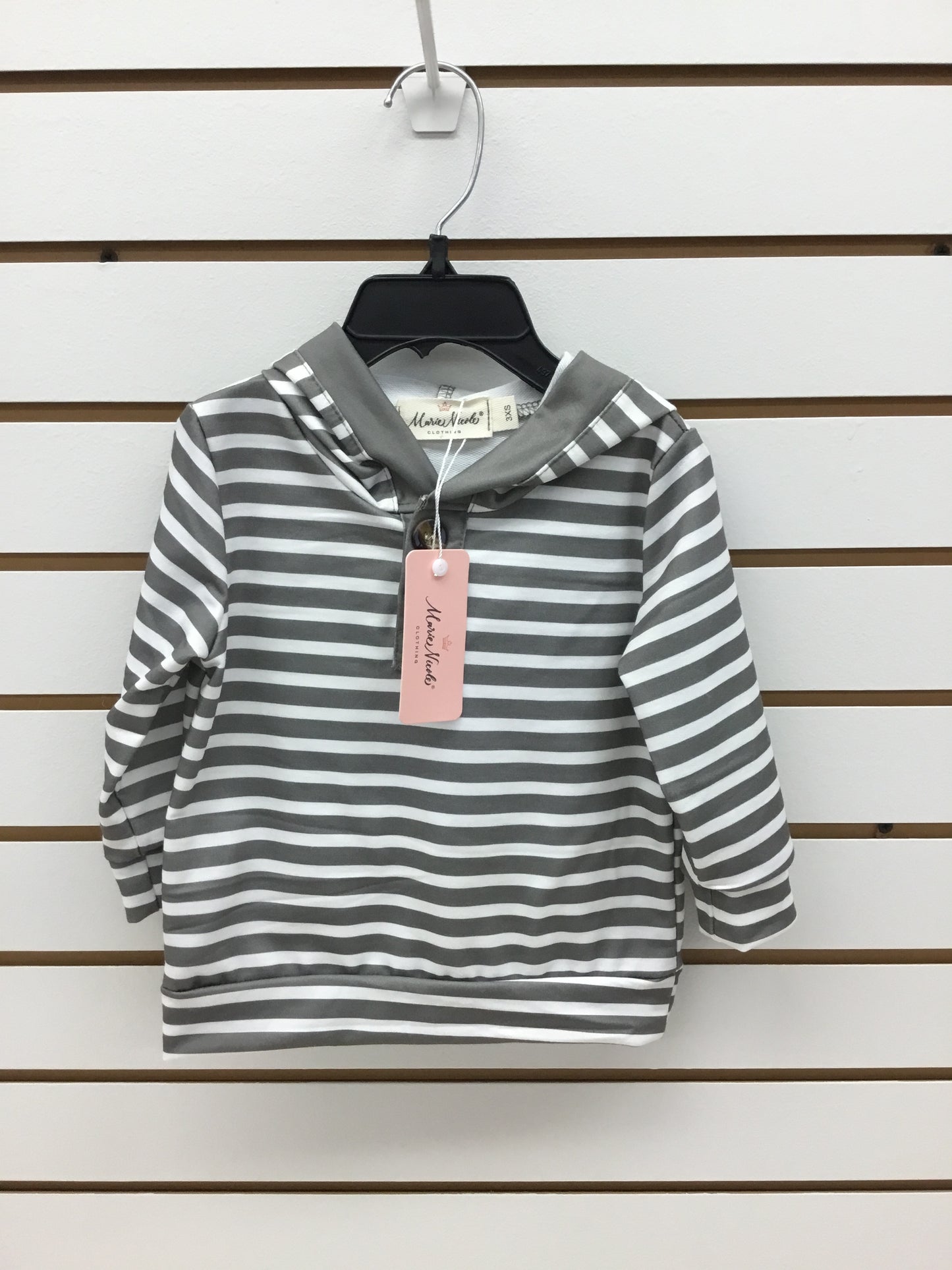 Striped hoodie