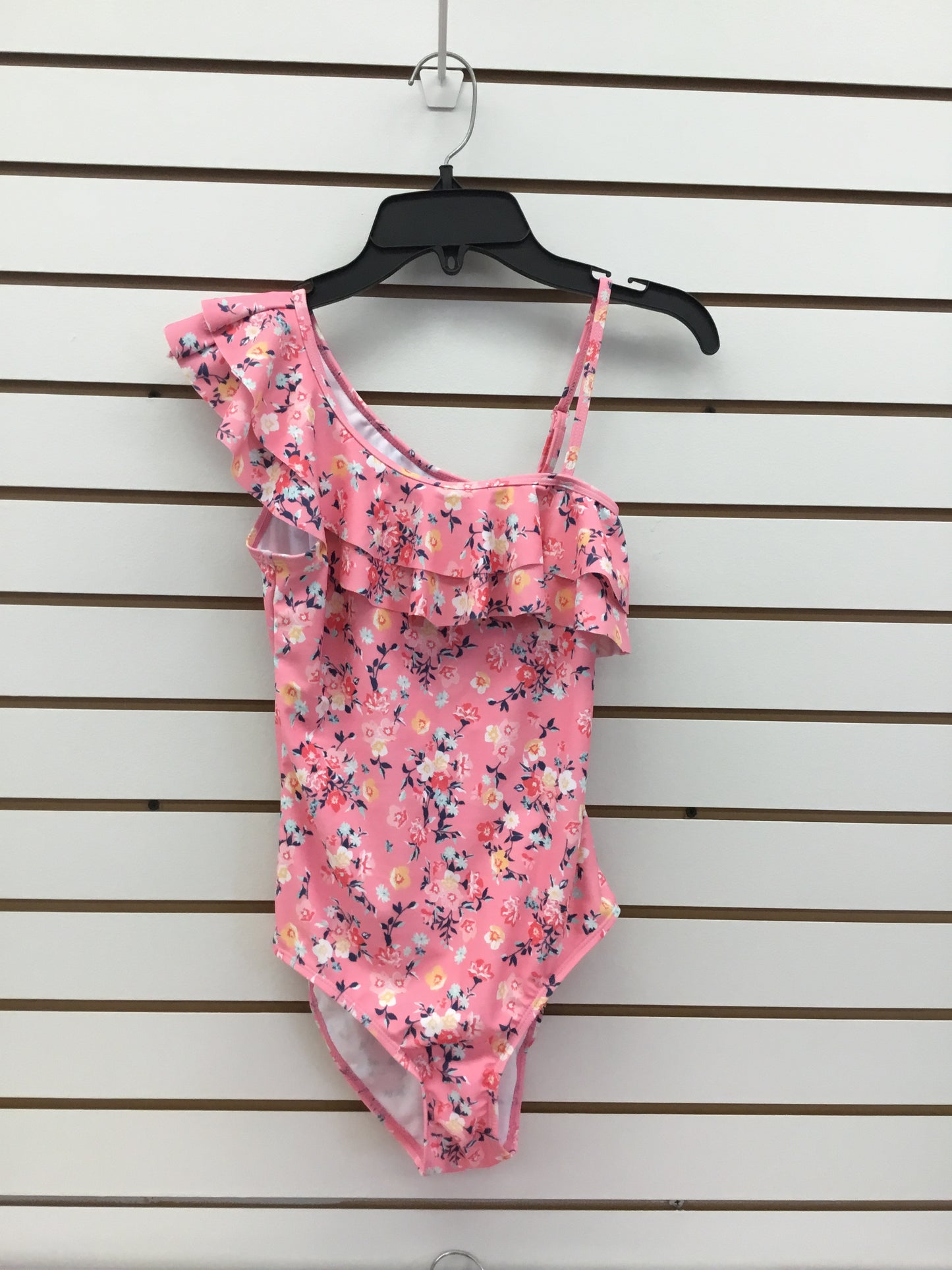 Pink flower swimsuit