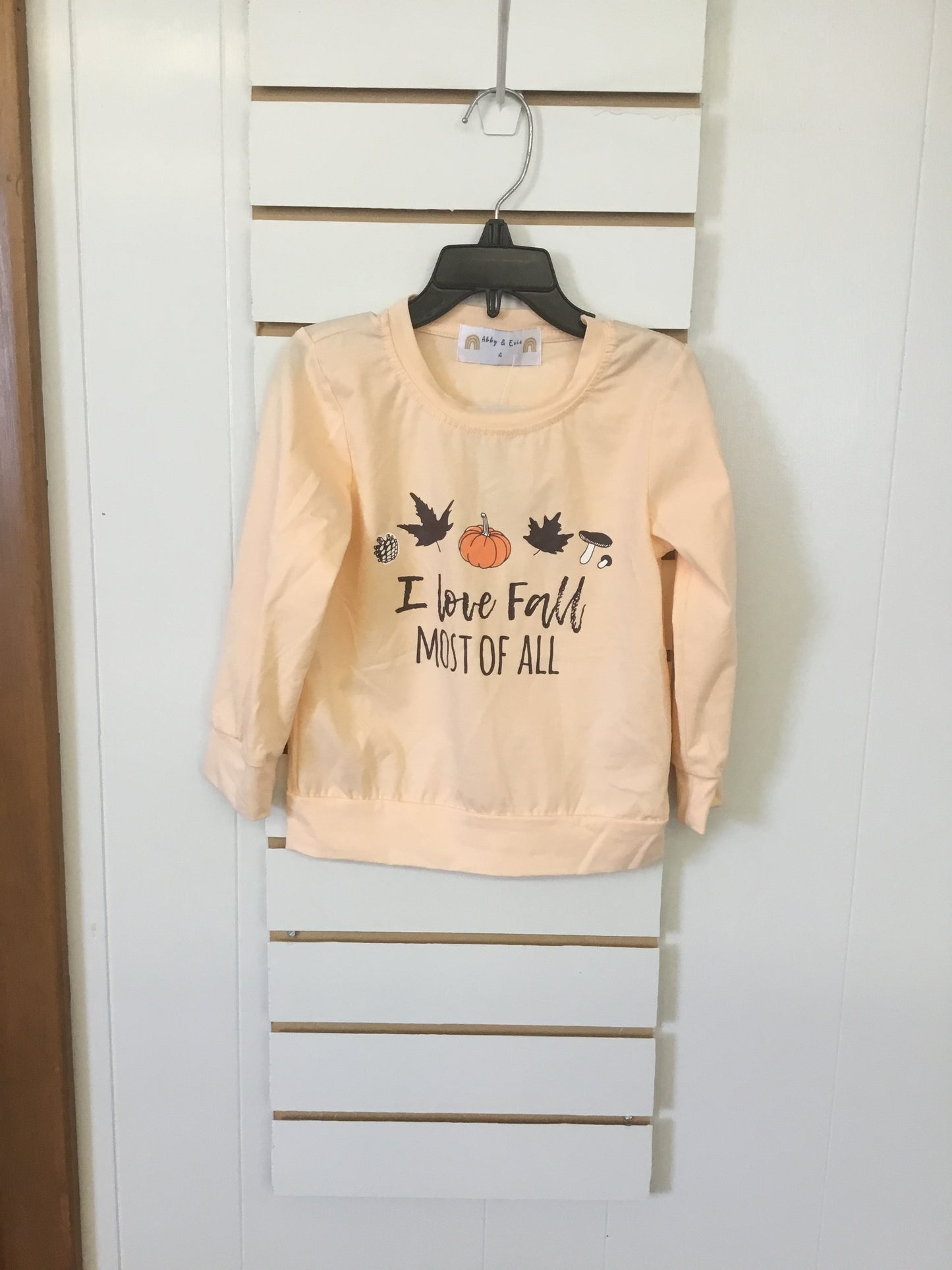 I love fall most of all sweetheart