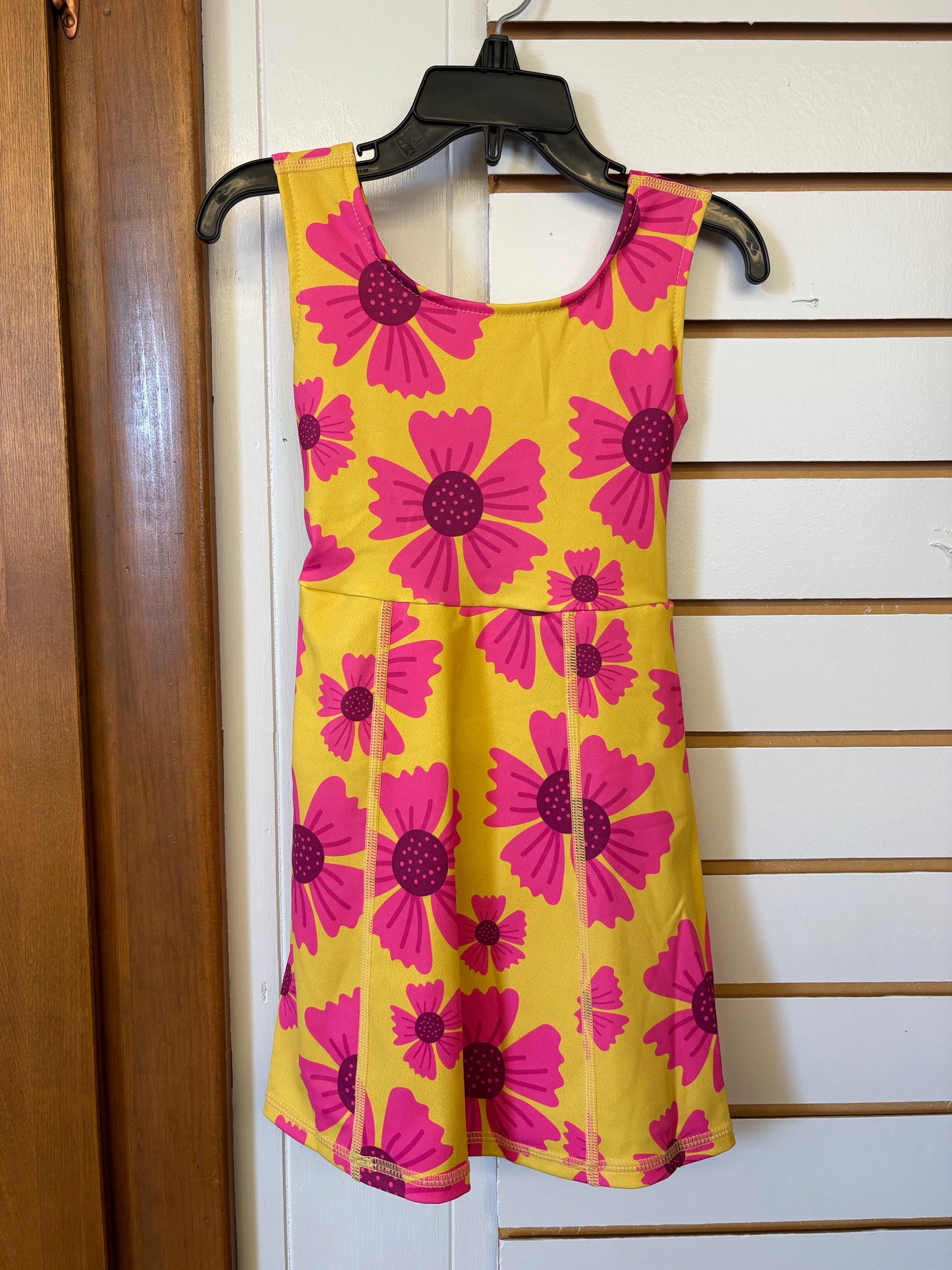 Pink/Yellow Floral Dress