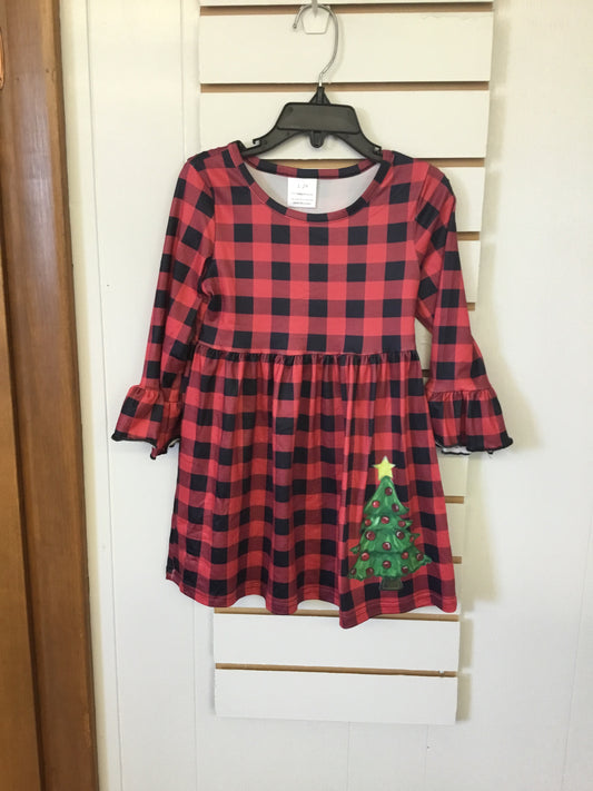 Plaid Christmas dress