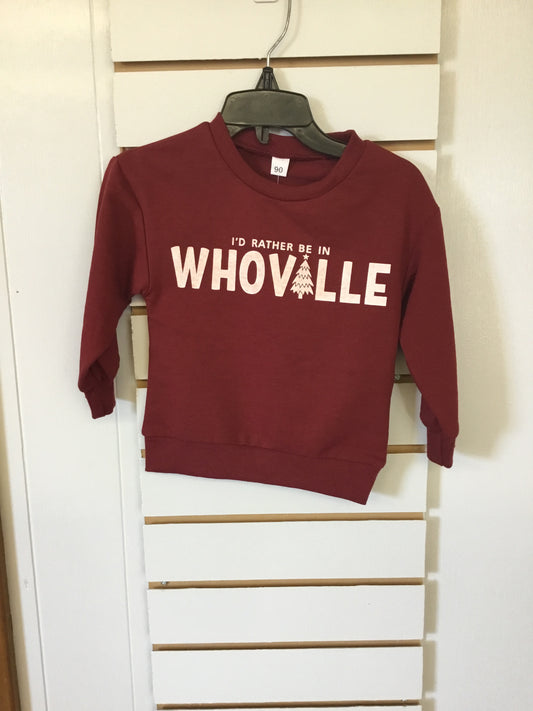 I’d rather be in whoville sweater