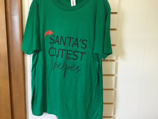Santa’s cutest helper shirt