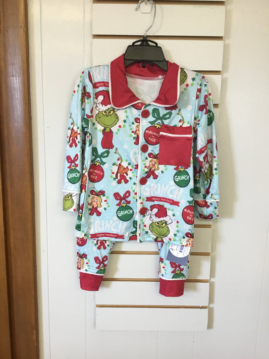 Grinch pajamas