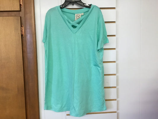 Teal Green Top