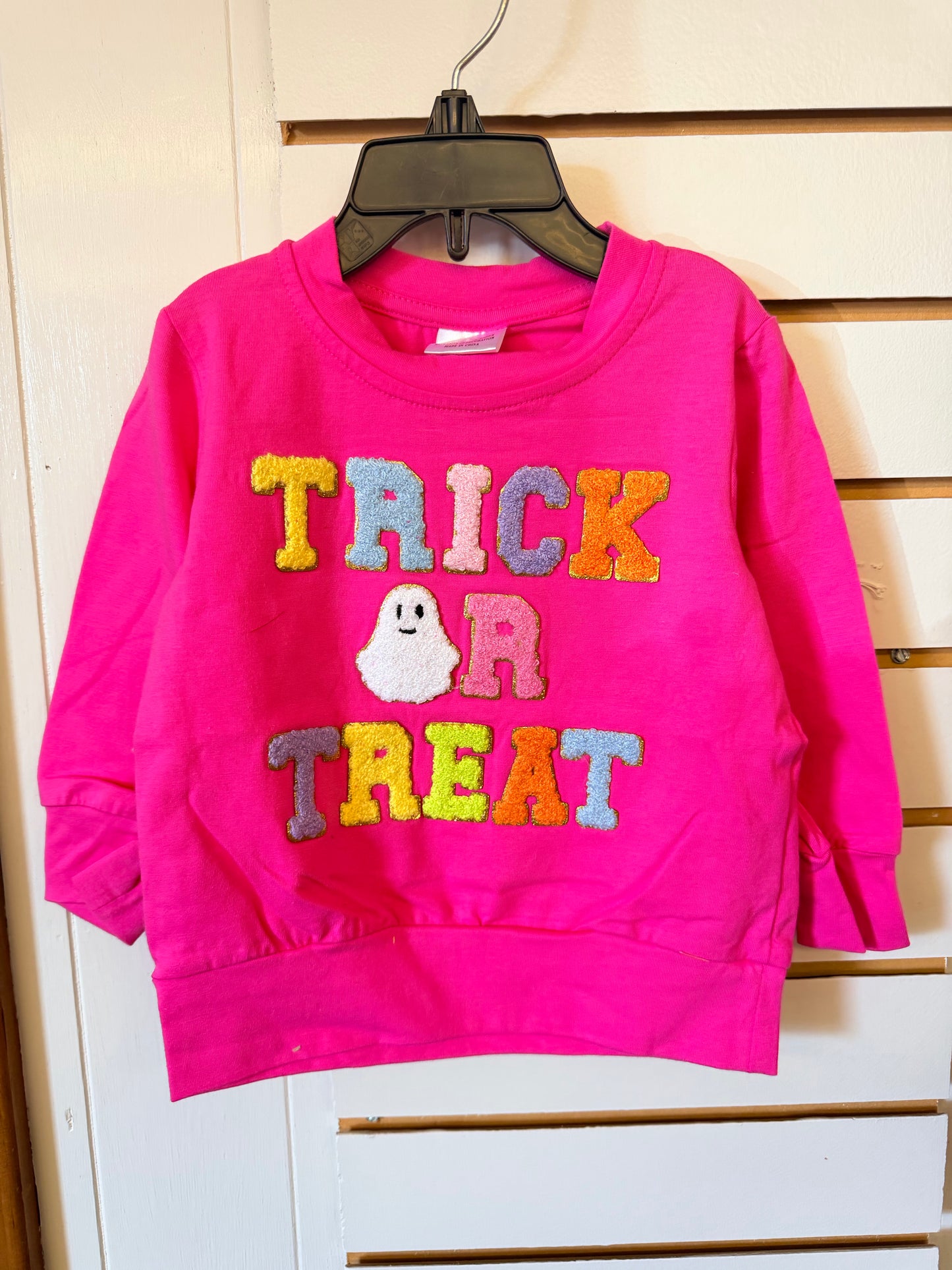 Girls Trick or Treat Long Sleeve