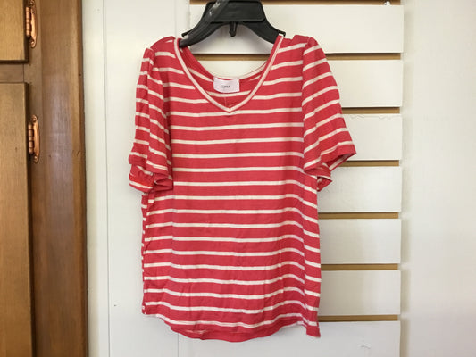 Red Striped￼ Shirt