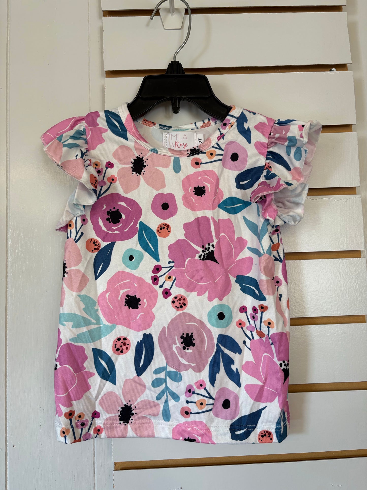 Pretty in Purple Ruffle Tee
