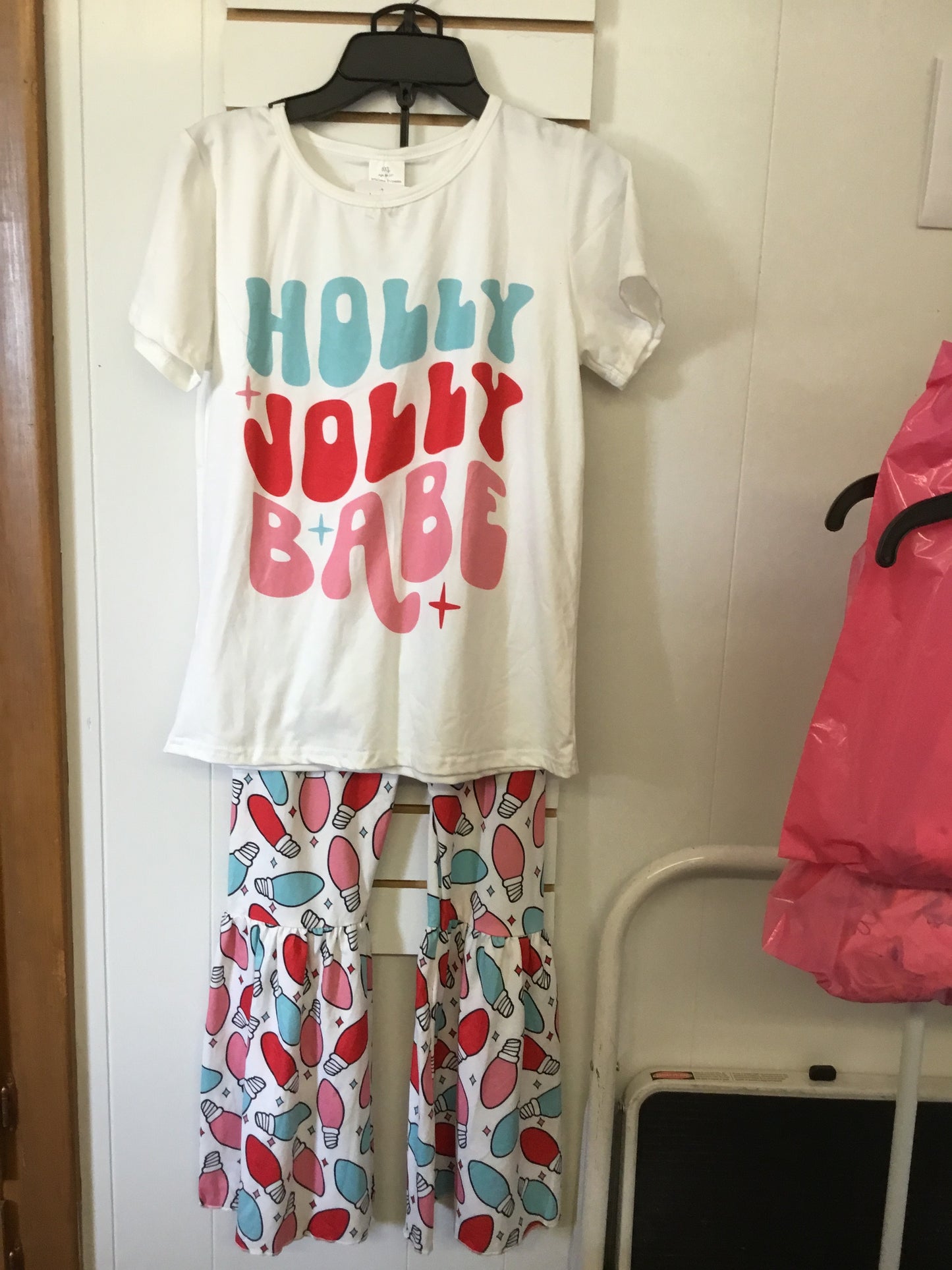 Holly Jolly Babe 2 piece outfit