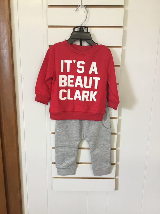 It’s a beaut Clark outfit