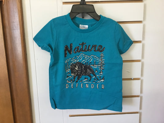 Nature Defender Buffalo Teal T-shirt