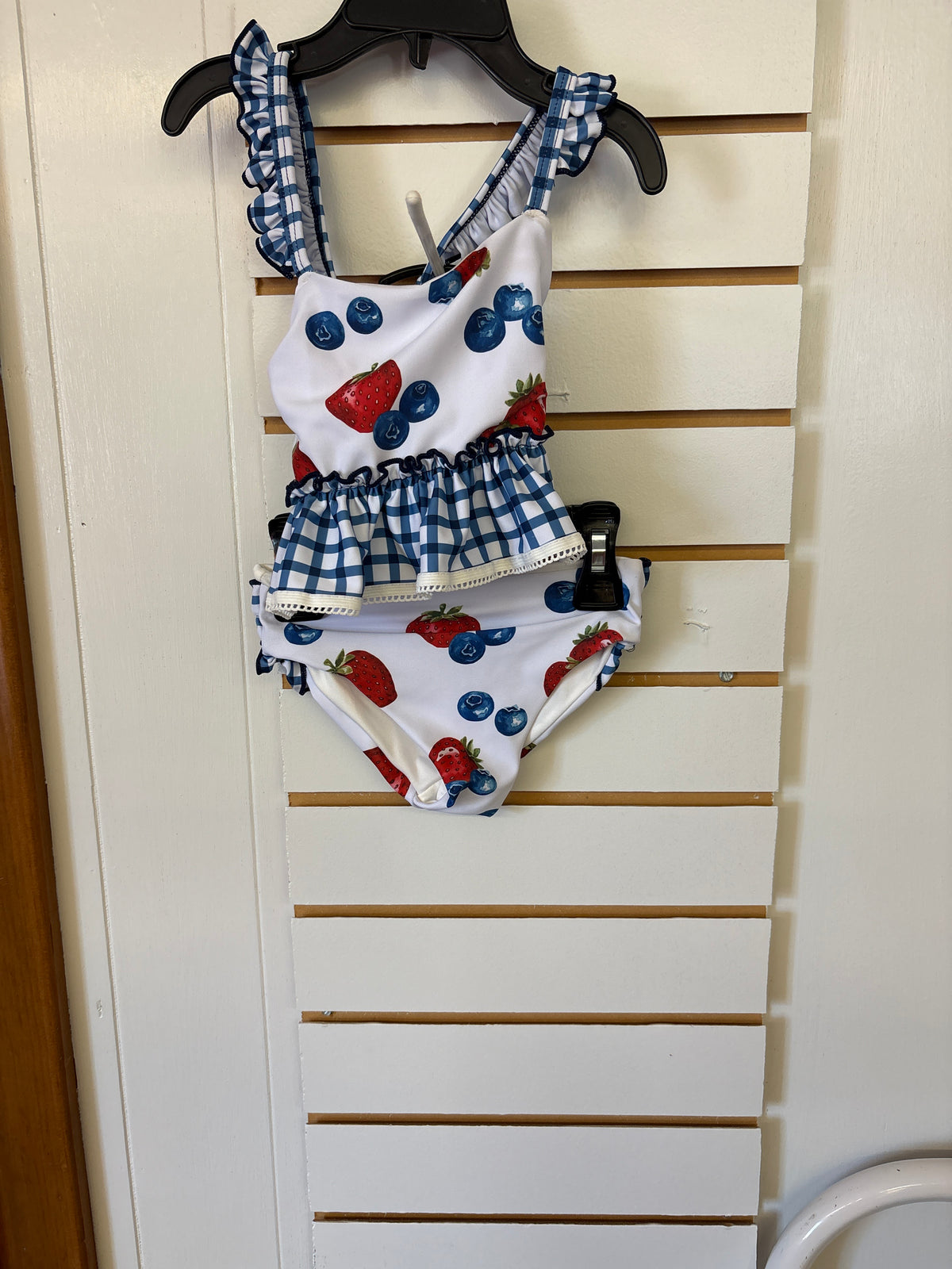 Strawberry and Blueberry 2 piece swimsuit