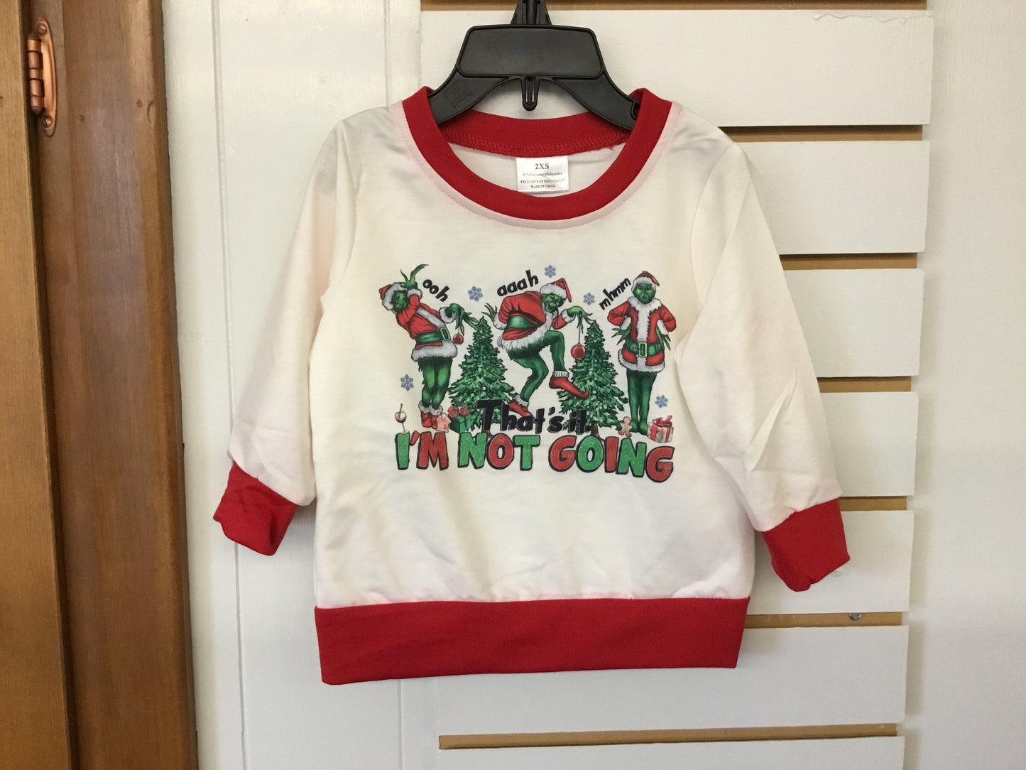 That’s it. I’m not going shirt