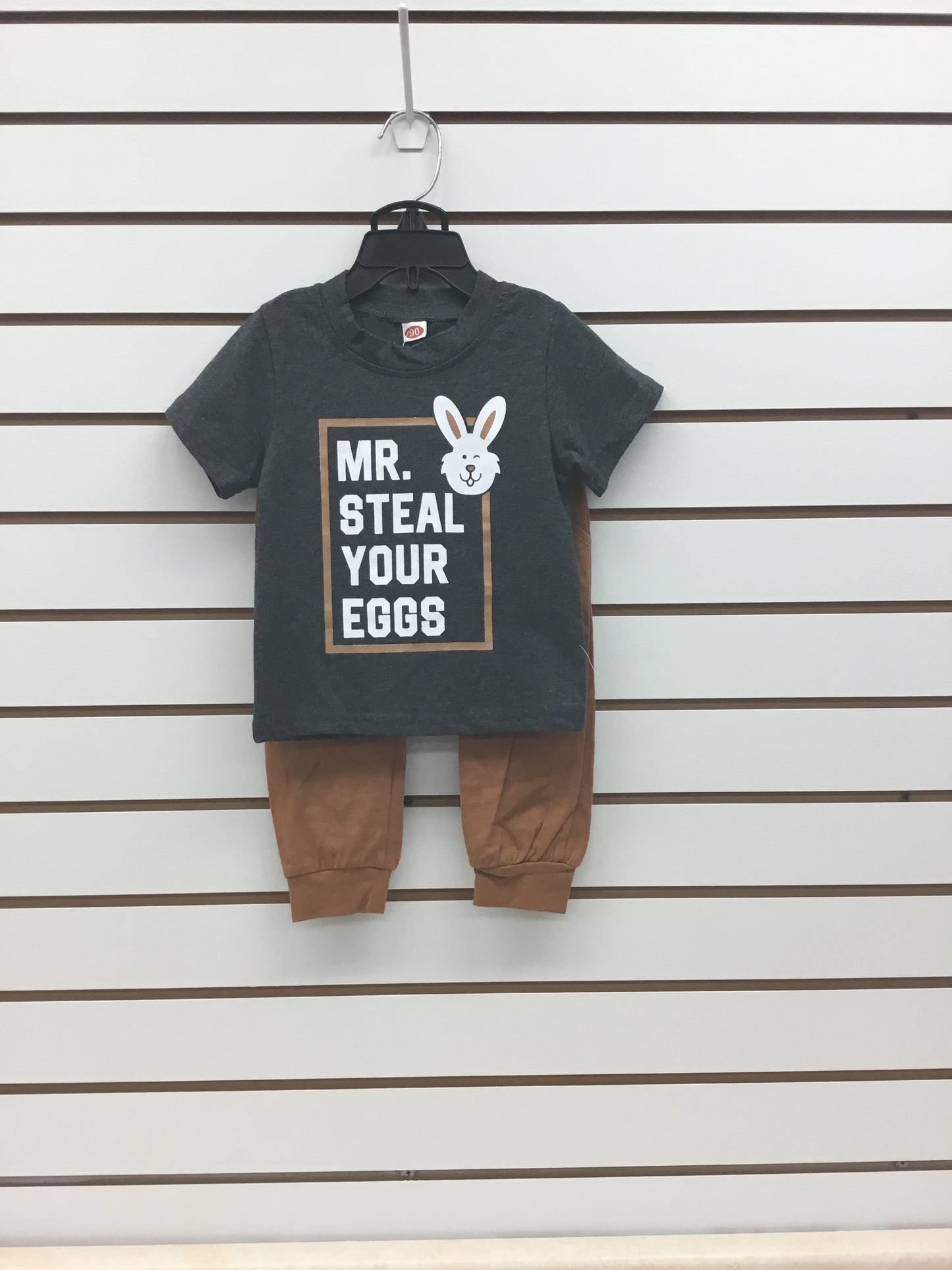 Mr. Steal Your Eggs 2 piece outfit