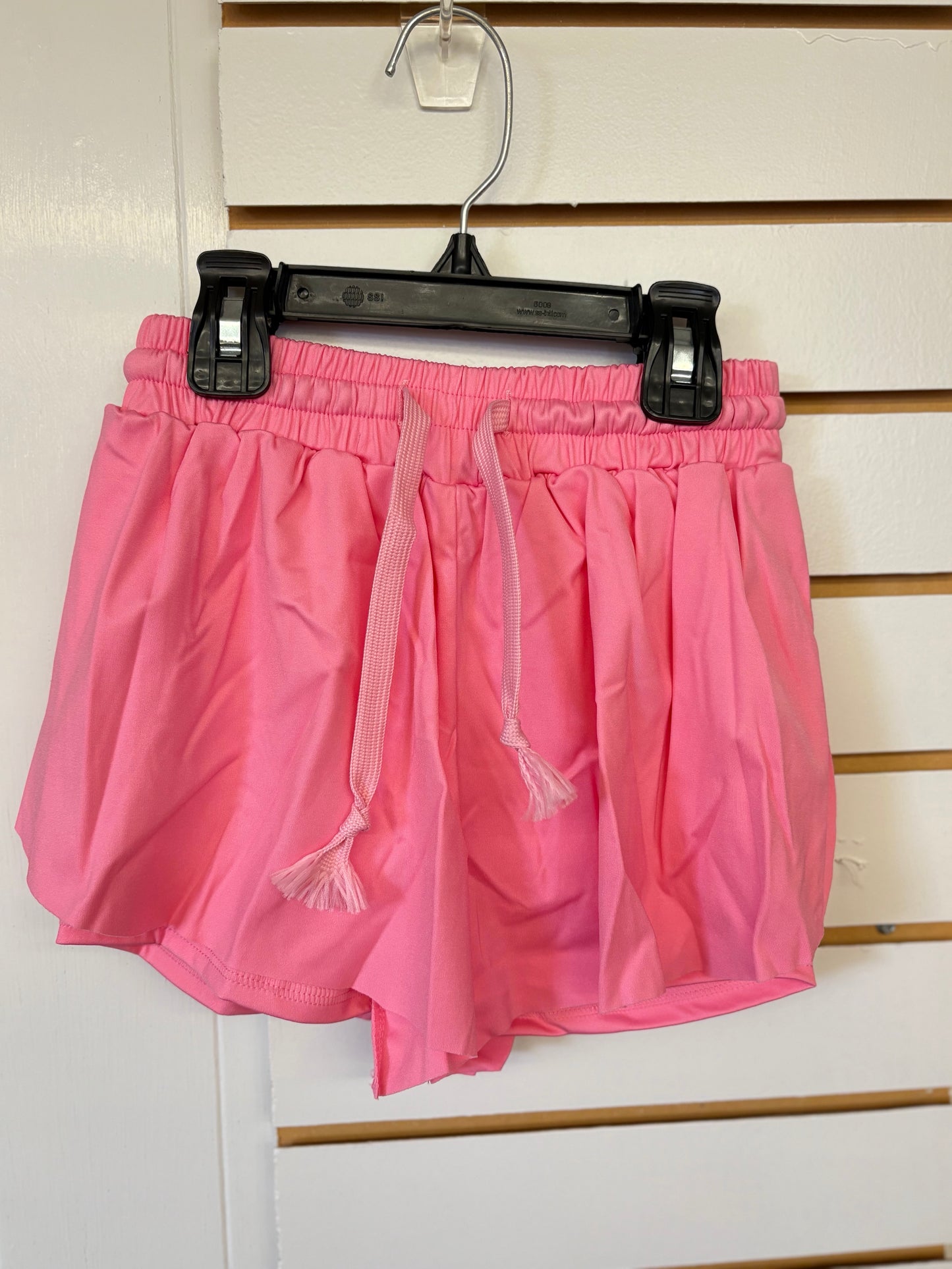 Girls Pink Athletic Shorts