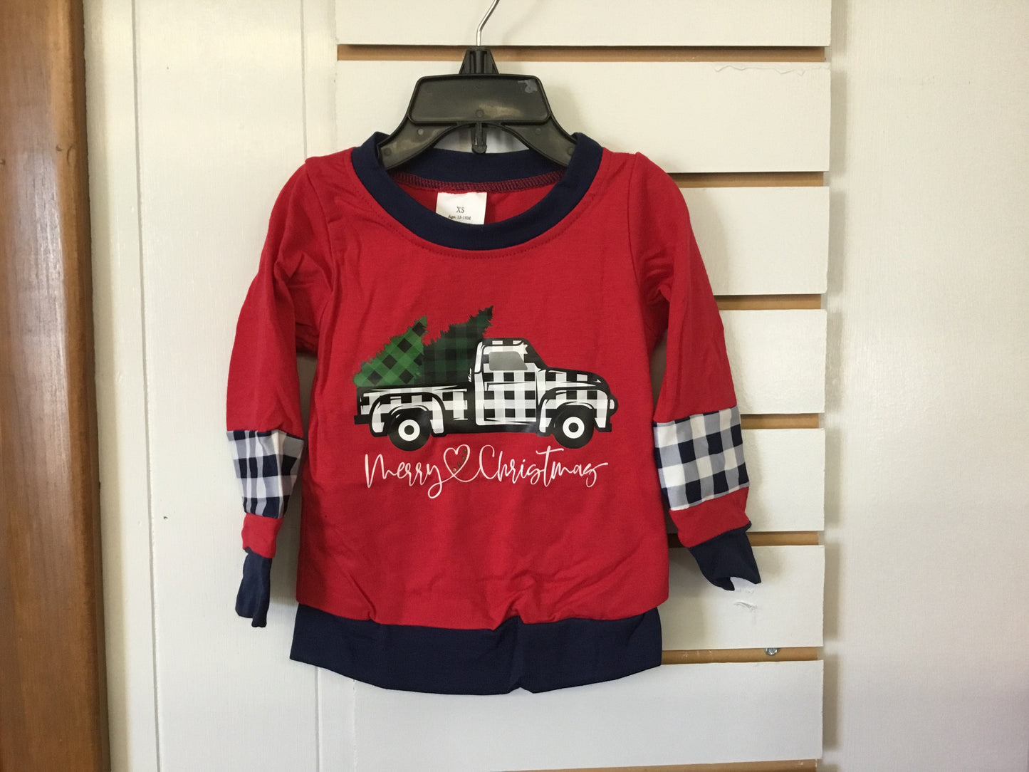 Merry Christmas with a truck shirt