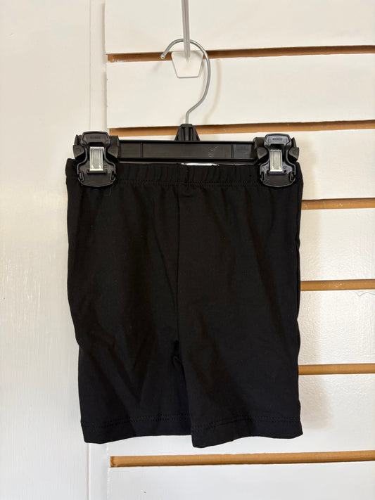 Black Twirl Shorts