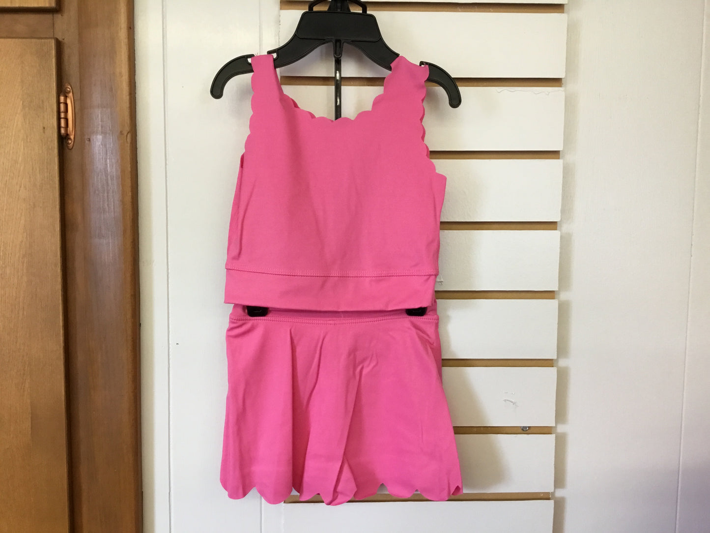 Pink 2 piece skort outfit