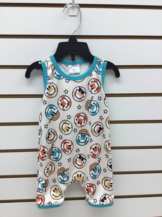 Smiley face romper