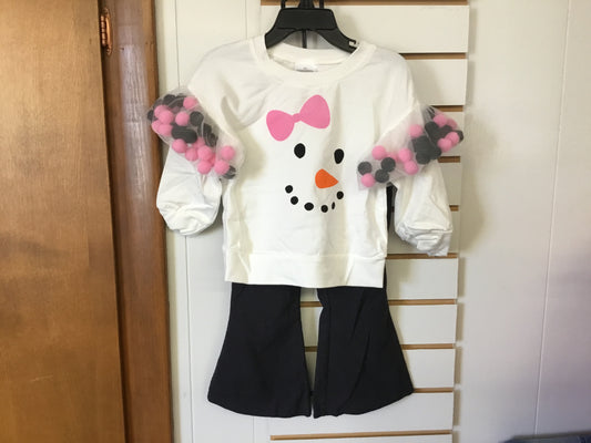 Snowman Sweatshirt with Corduroy pants
