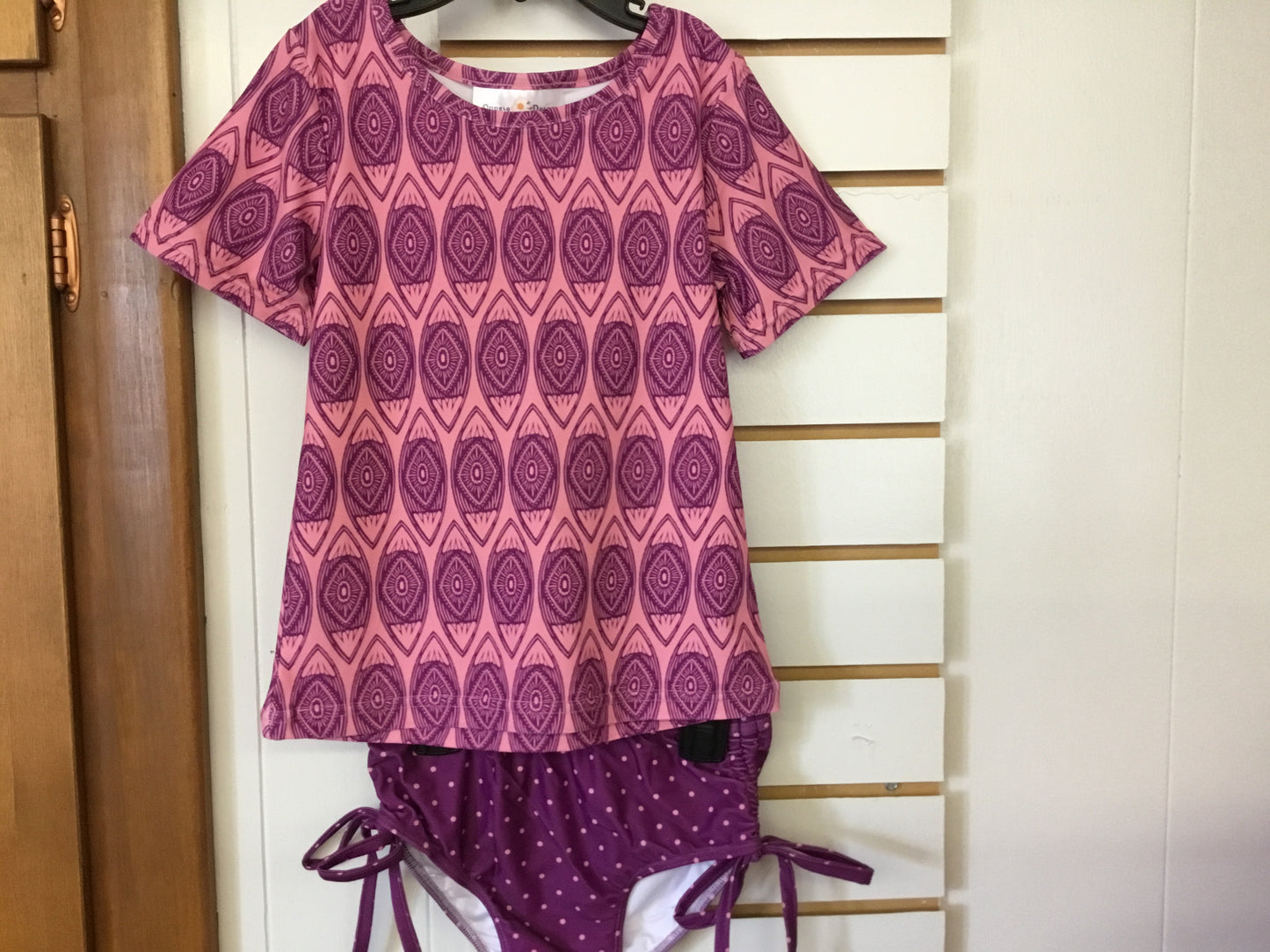 Purple Swimsuit 2 piece set