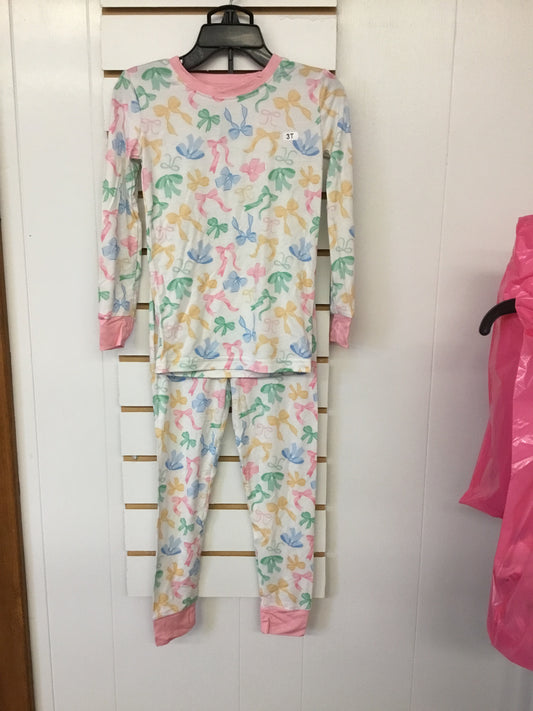 Bow pajamas 2 pieces