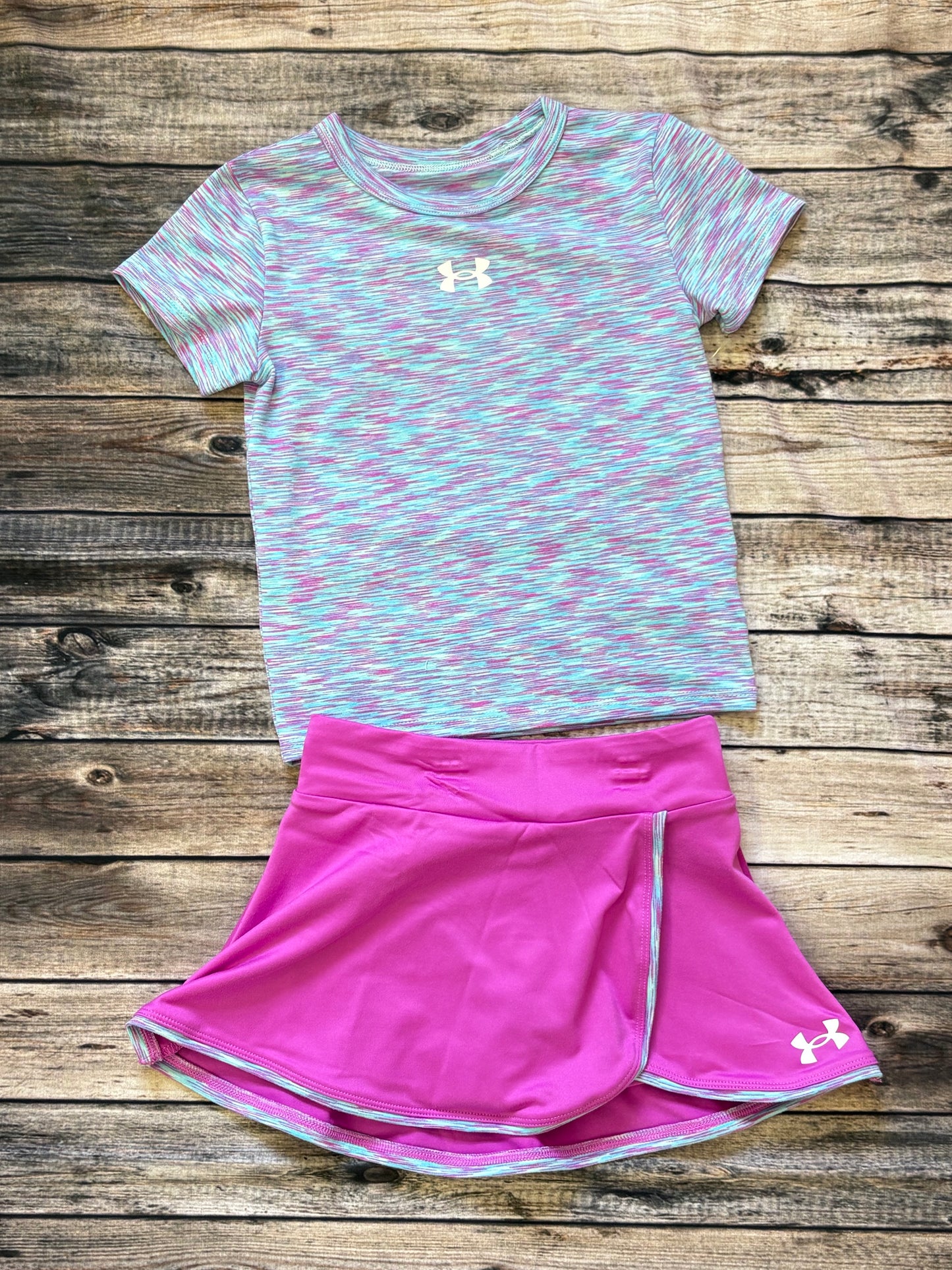 Under Armour Fuschia Skort Outfit