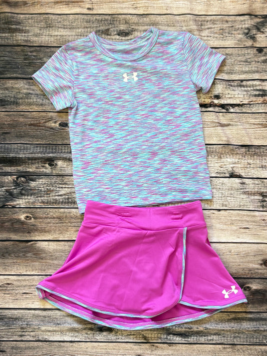 Under Armour Fuschia Skort Outfit