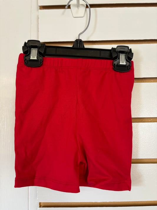 Red Twirl Shorts