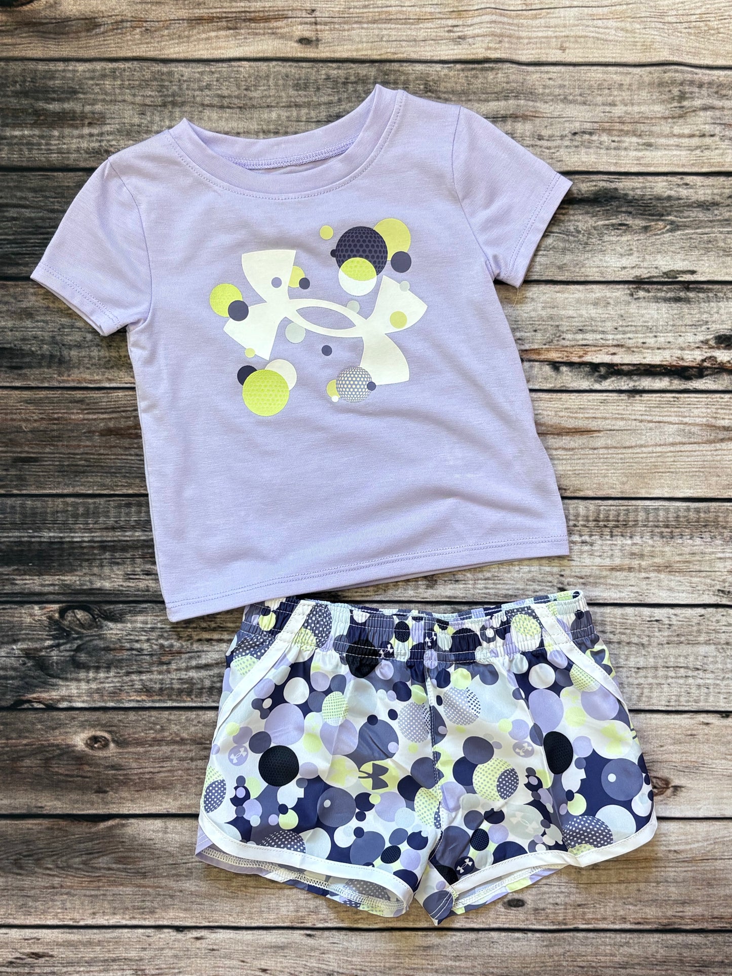 Under Armour Purple Dots Outfit