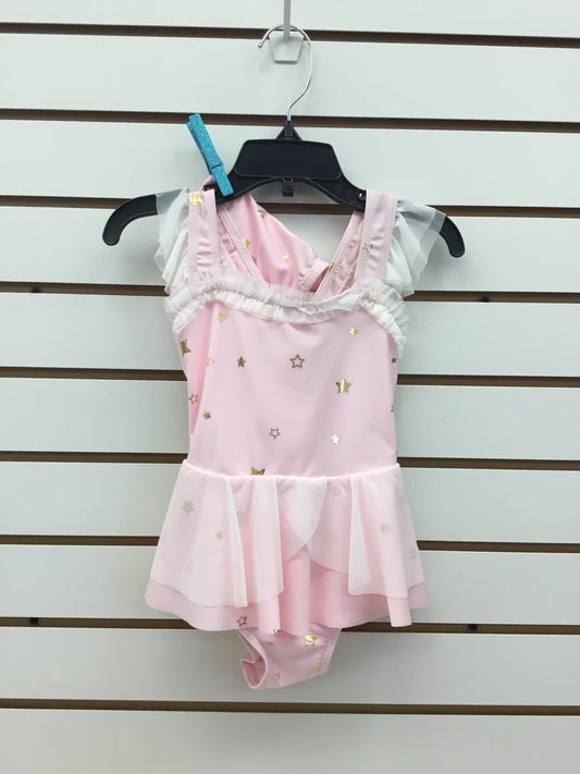 1 piece pink swimsuit