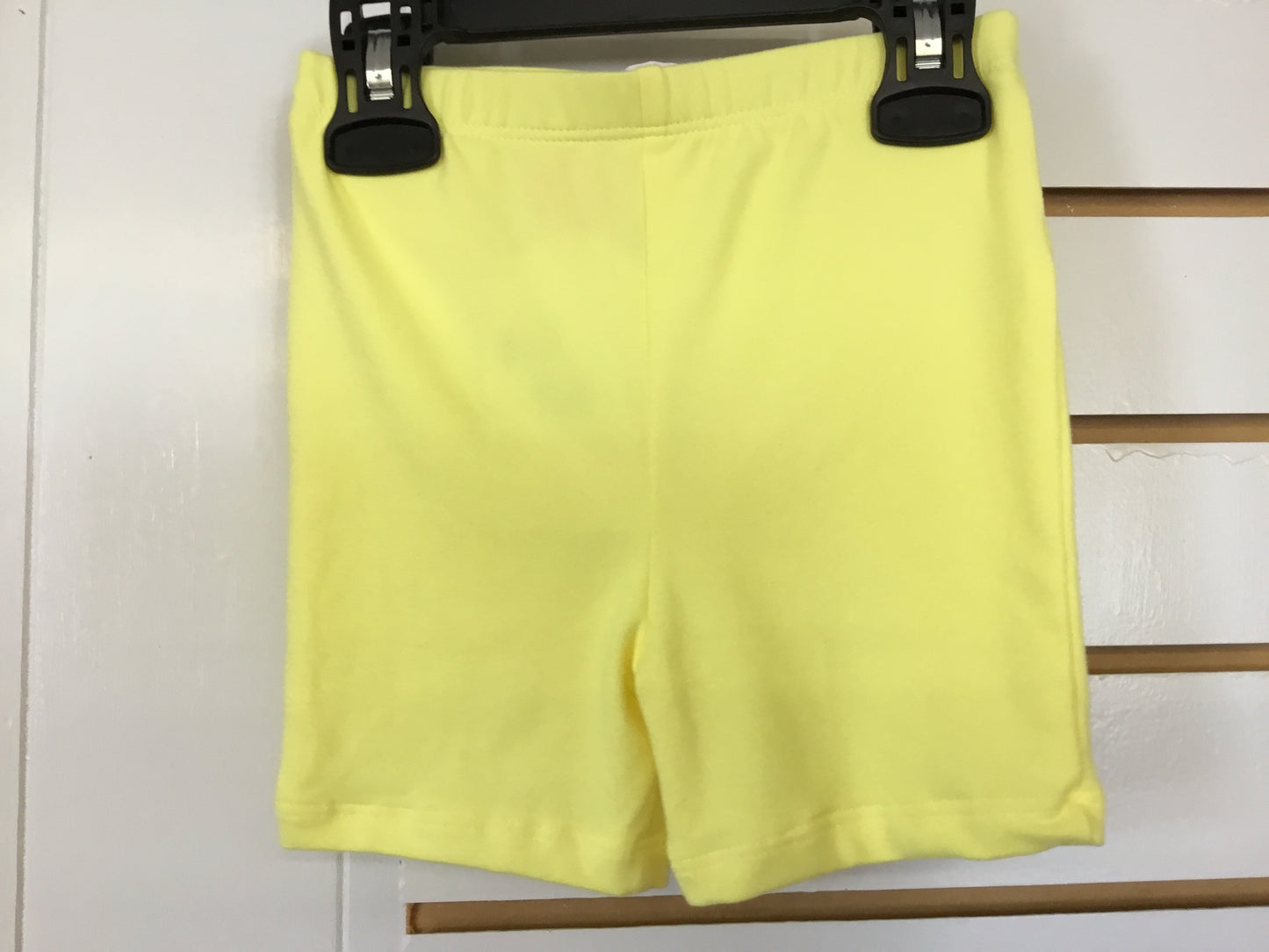 Lemon yellow shorts