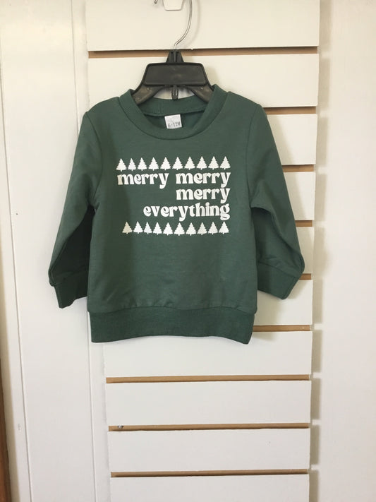 Merry merry merry everything sweater
